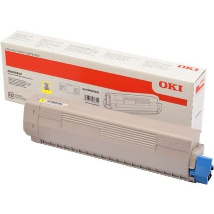 OKI C833/C843 Giallo Cartuccia toner originale - 46443101