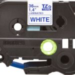 Brother TZe263 Nastro laminato originale per etichette - Testo blu su sfondo bianco - Larghezza 36 mm x 8 metri
