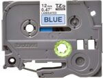Brother TZe531 Nastro laminato originale per etichette - Testo nero su sfondo blu - Larghezza 12 mm x 8 metri