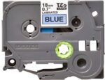 Brother TZe541 Nastro laminato originale per etichette - Testo nero su sfondo blu - Larghezza 18 mm x 8 metri