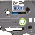 Brother TZe541 Nastro laminato originale per etichette - Testo nero su sfondo blu - Larghezza 18 mm x 8 metri