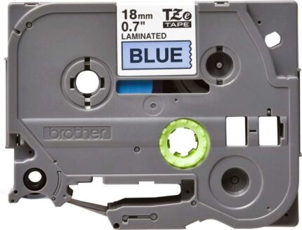 Brother TZe541 Nastro laminato originale per etichette - Testo nero su sfondo blu - Larghezza 18 mm x 8 metri