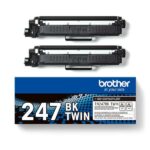 Brother TN247 Nero Confezione da 2 cartucce toner originali - TN247BKTWIN