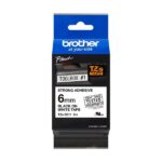Brother TZeS211 Nastro laminato super adesivo originale per etichette - Testo nero su sfondo bianco - Larghezza 6 mm x 8 metri