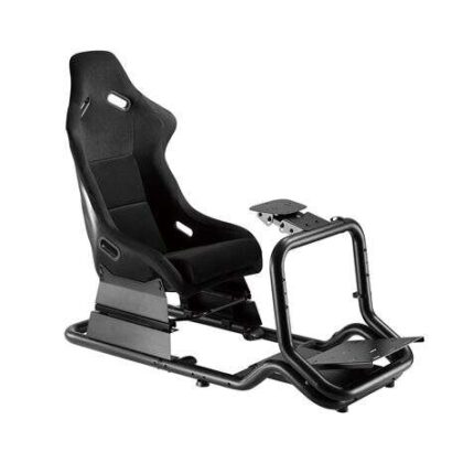 Cromad Pro R3 Sedile simulatore di guida - Supporto per pedali e volante - Completamente regolabile - Robusto - Peso massimo 130 kg