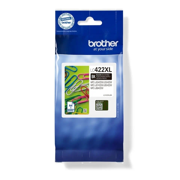 Brother LC422XL Nero Cartuccia d'inchiostro originale - LC422XLBK Brother LC422XL Nero Cartuccia d'inchiostro originale - LC422XLBK