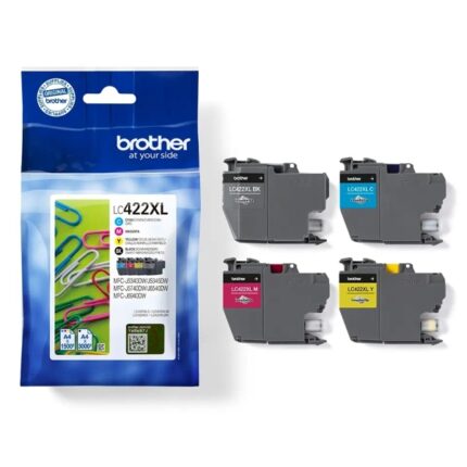 Brother LC422XL Confezione da 4 cartucce d'inchiostro originali - LC422XLVAL