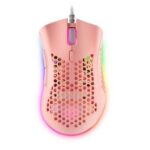 Mars Gaming MMEX Mouse da gioco USB 32000 dpi - Carcassa con pannello perforato - 7 pulsanti programmabili - Illuminazione RGB Chroma - Utilizzo per destrimani - Cavo da 1