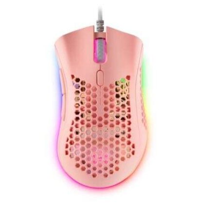 Mars Gaming MMEX Mouse da gioco USB 32000 dpi - Carcassa con pannello perforato - 7 pulsanti programmabili - Illuminazione RGB Chroma - Utilizzo per destrimani - Cavo da 1