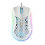 Mars Gaming MMEX Mouse da gioco USB 32000 dpi - Scocca con pannello traforato - 7 pulsanti programmabili - Illuminazione RGB Chroma - Per destrimani - Cavo da 1