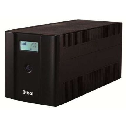 Elbat Delta SAI 1100VA USB - Display LCD - 4x Shuckos - Stabilizzatore AVR - Funzione di avvio a freddo