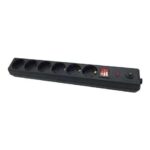 Elbat Ciabatta - 6 prese Schuko - Interruttore On/Off - Protezione da sovraccarico - Cavo da 1