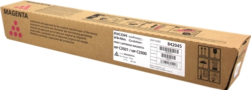 Ricoh Aficio MP-C2800/MP-C3300/MP-C3001/MP-C3501 Cartuccia toner originale magenta - 841126/842045/841426 Ricoh Aficio MP-C2800/MP-C3300/MP-C3001/MP-C3501 Cartuccia toner originale magenta - 841126/842045/841426