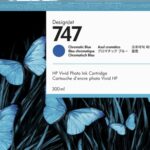 HP 747 Blu Cartuccia d'inchiostro originale - P2V85A