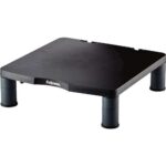 Fellowes Supporto elevatore standard per monitor - Regolazione dell'altezza - Piedini antiscivolo - Peso massimo 27 kg - Colore grafite