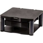 Fellowes Supporto per monitor Plus - 5 regolazioni di altezza - Cassetto portaoggetti - Peso massimo 36 kg