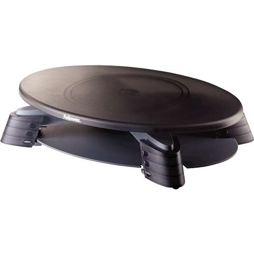 Fellowes Supporto per monitor girevole 45º - Regolazione dell'altezza tra 76 mm e 114 mm - Vassoio nella parte inferiore - Peso massimo 14 kg Fellowes Supporto per monitor girevole 45º - Regolazione dell'altezza tra 76 mm e 114 mm - Vassoio nella parte inferiore - Peso massimo 14 kg