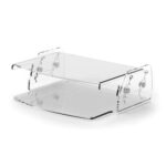 Fellowes Clarity Supporto regolabile per monitor - 5 impostazioni di altezza - Spazio inferiore per accessori - Peso massimo 10 kg