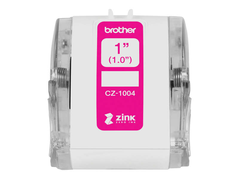 Brother CZ1004 Rotolo di etichette originali di dimensioni personalizzate - Larghezza 25 mm x 5 metri - Zero Ink Brother CZ1004 Rotolo di etichette originali di dimensioni personalizzate - Larghezza 25 mm x 5 metri - Zero Ink