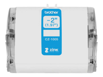 Brother CZ1005 Rotolo di etichette originali di dimensioni personalizzate - Larghezza 50 mm x 5 metri - Zero Ink
