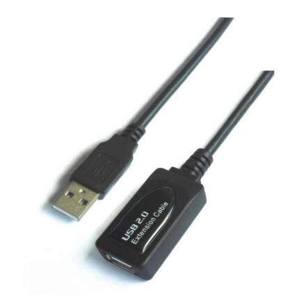 Aisens Cavo di prolunga USB 2.0 con amplificatore - Tipo A maschio a tipo A femmina - 15 m - Colore nero