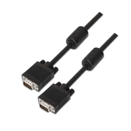 Cavo SVGA con ferrite Aisens - HDB15/Maschio-HDB15/Maschio - 20 m - Colore nero