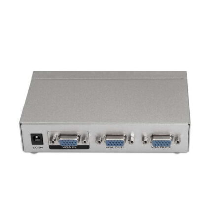 Aisens SVGA Duplicatore per 2 monitor con alimentazione - Colore argento