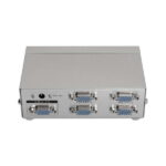 Aisens SVGA Duplicatore per 4 monitor con alimentazione - Colore argento