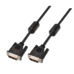 Cavo DVI Single Link 18+1 con ferrite Aisens - DVI-D maschio a DVI-D maschio - 1