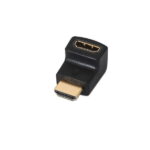 Aisens Adattatore HDMI angolato - A femmina-A maschio Per collegare HDMI in spazi ridotti - Colore nero