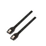 Cavo dati SATA III 6G con ganci Aisens - 0