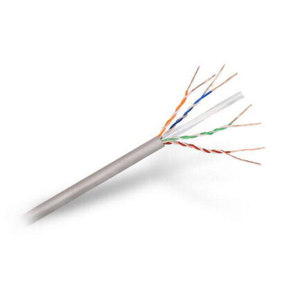 Aisens Cavo di rete RJ45 Cat.6 UTP rigido AWG24 - Bobina da 305 m 100% rame per l'installazione - Colore grigio