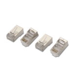 Aisens Confezione da 10 connettori RJ45 a 8 fili FTP Cat.6 AWG24 - Colore argento
