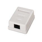 Aisens Rosetta da superficie RJ45 Cat.6 UTP 1 presa - Colore bianco