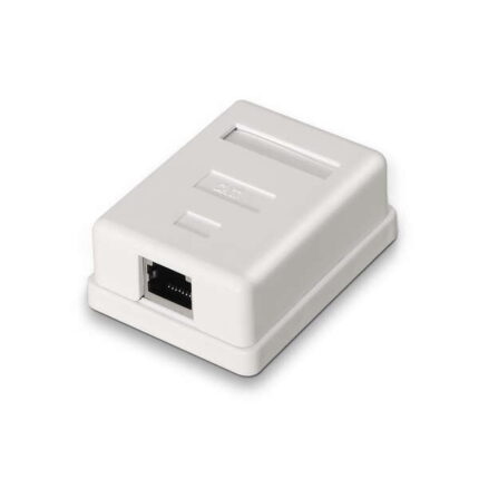 Aisens Rosetta da superficie RJ45 Cat.6 FTP 1 presa - Colore bianco