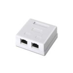 Aisens Rosetta da superficie RJ45 Cat.6 FTP 2 prese - Colore bianco