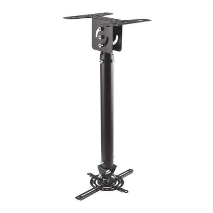 Aisens Supporto da soffitto universale professionale girevole - inclinabile ed estensibile per proiettore - Colore nero