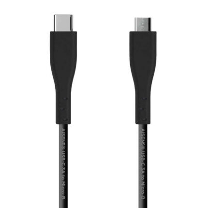 Cavo USB 2.0 3A Aisens - Tipo USB-C/M-Micro B/M - 2