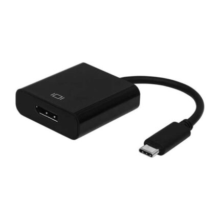 Aisens Convertitore da USB-C a Displayport 4K@60HZ - USB-C/M-DP/H - 15 cm - Colore nero