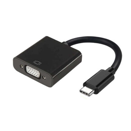 Aisens Convertitore da USB-C a VGA - USB-C/M-HDB15/H - 15 cm - Colore nero