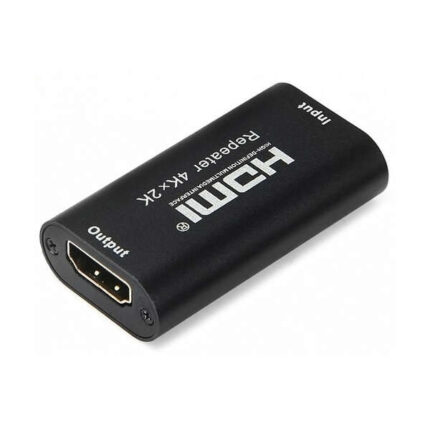 Aisens Ripetitore HDMI Alta Velocità / HEC - Connettori di tipo A femmina su entrambe le estremità - Colore nero