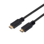 Cavo HDMI V2.0 Premium ad alta velocità/ HEC 4K@60HZ 18GBPS con ripetitore - A/M-A/M - 15 m - Colore nero