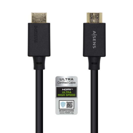 Cavo HDMI V2.1 certificato Ultra High Speed 8K@60Hz 48Gbps Aisens - A/M-A/M - 1