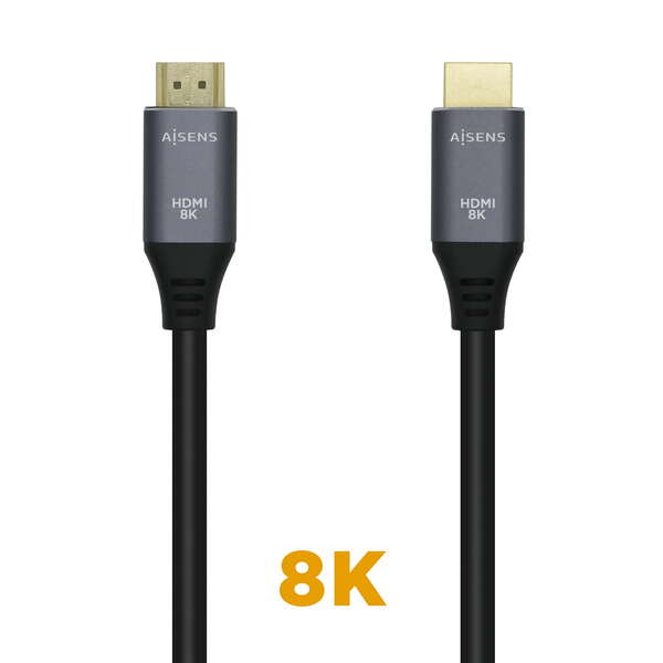Cavo HDMI V2.1 Aisens Ultra High Speed 8K@60Hz 48Gbps - A/M-A/M - 0 Cavo HDMI V2.1 Aisens Ultra High Speed 8K@60Hz 48Gbps - A/M-A/M - 0