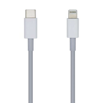 Cavo Lightning a USB-C USB 2.0 Aisens - Lightning/M-USB-C/M - 20 cm - Colore bianco