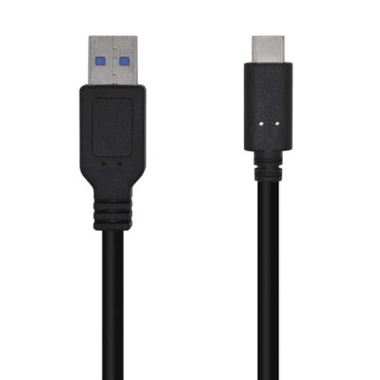 Cavo USB 3.1 Gen2 10 Gbps 3 A Aisens - Tipo USB-C/M-A maschio - 0