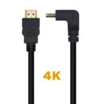 Cavo HDMI V2.0 Premium ad alta velocità con connettore angolato / HEC 4K@60Hz 18Gbps - A/M-A/M - 1
