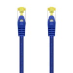 Aisens Cavo di rete patch RJ45 LSZH Cat.7 600 MHz S/FTP PIMF AWG26 - 25 cm - Colore blu