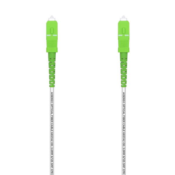 Aisens Cavo in fibra ottica Latiguillo G657A2 3.0 9/125 SMF Simplex CPR Dca LSZH - SC/APC-SC/APC - 2 Aisens Cavo in fibra ottica Latiguillo G657A2 3.0 9/125 SMF Simplex CPR Dca LSZH - SC/APC-SC/APC - 2