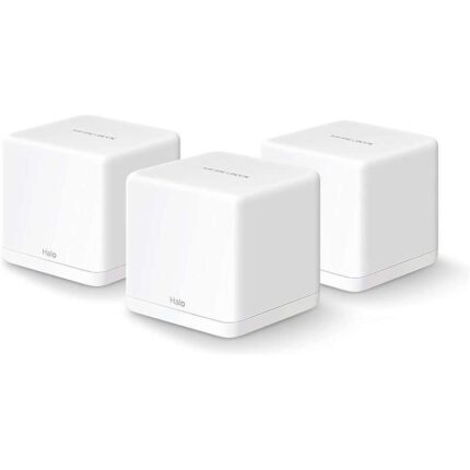 Mercusys H30G Sistema Wi-Fi Mesh AC1300 Dual Band - 3 unità Halo - Copertura fino a 260 m² - Roaming senza interruzioni